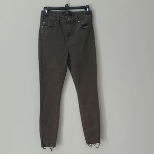 Liverpool Women's Dark Olive Skinny Jeans